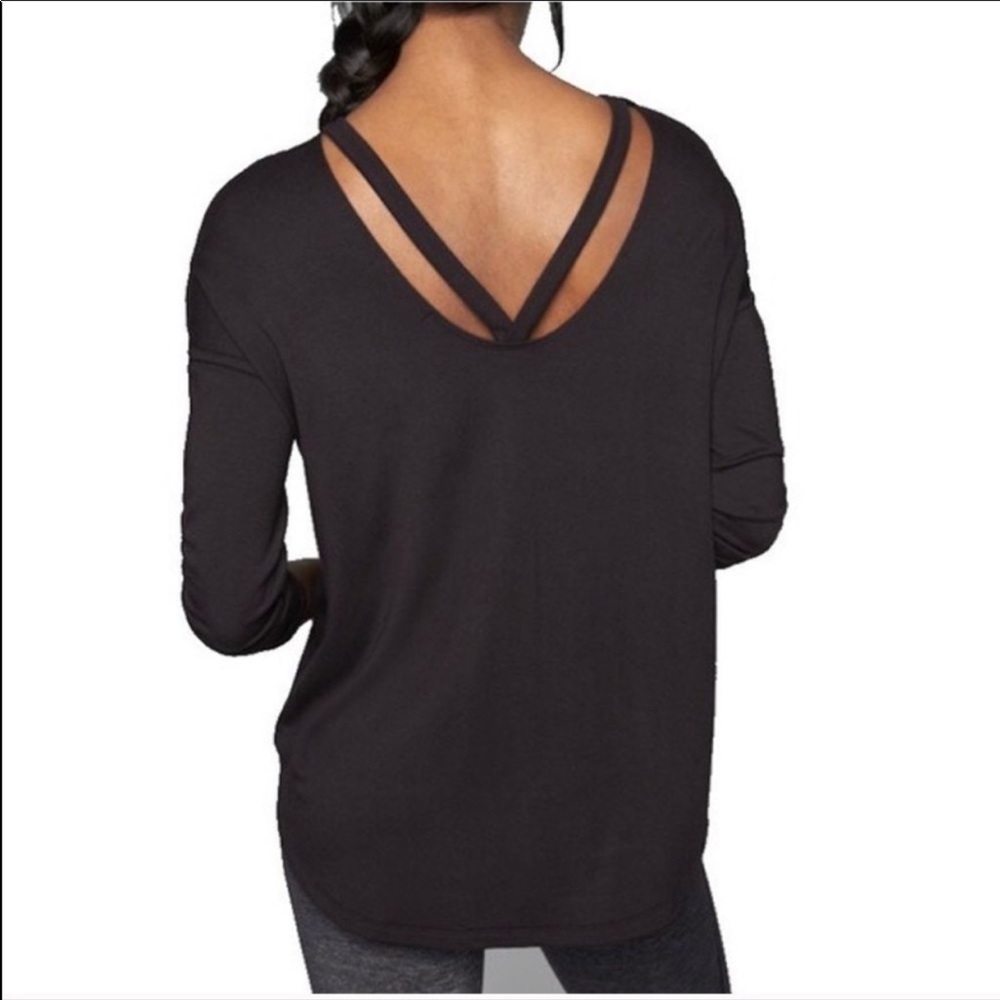 Athleta | Backtrack Strappy Back Sweatshirt